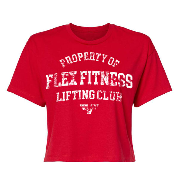 PROPERTY OF - WOMEN'S CROP T-SHIRT Thumbnail