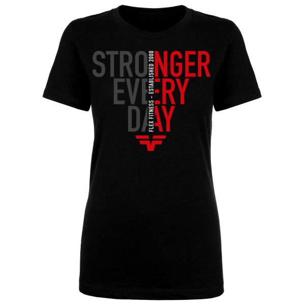 STRONGER EVERY DAY - WOMEN'S FITTED T-SHIRT Thumbnail