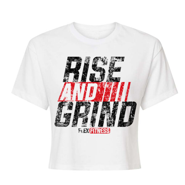 RISE AND GRIND - WOMEN'S CROP T-SHIRT Thumbnail